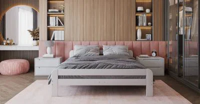 Moderná detská posteľ DALLAS 90x200 cm BIELA