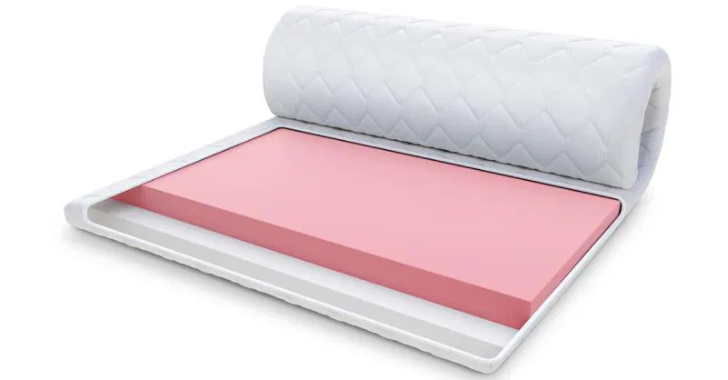 Elegantný vrchný matrac s VISCO pamäťovou penou 100x200 cm