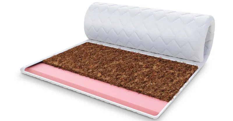Vrchný matrac z kokosovým vláknom a VISCO penou 80x200 cm