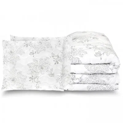 Prešívaná prikrývka 200x220 + 2x vankúš 70x80 kvetinový vzor