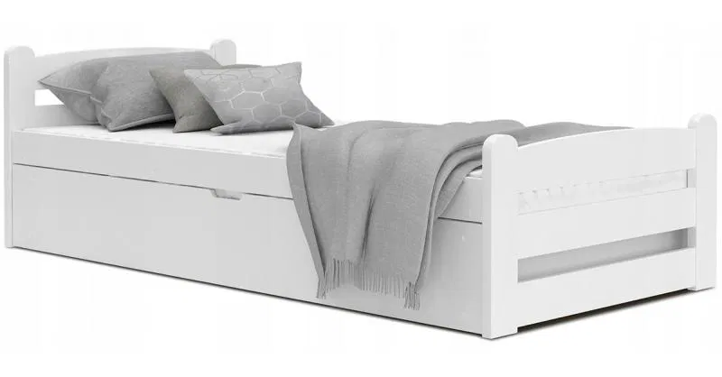 Posteľ DAVID 90x200 BIELA