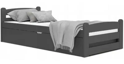 Posteľ DAVID 90x200 SIVÁ