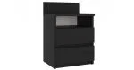 Nočný stolík MALWA M1 ČIERNA