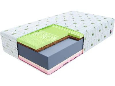 Zdravotný penový matrac SAVONA ALOE VERA 90x200 cm pamäťová pena aj HR studená pena