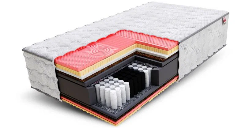 Exkluzívne taštičkový matrac CALYPSO SILVERCARE 180x200cm 32 cm
