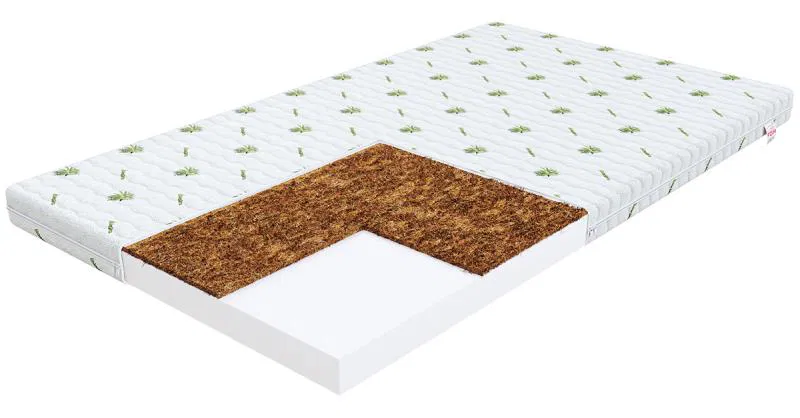 Detská penový matrac BABY COCO ALOE VERA 60x120cm s kokosovým vláknom