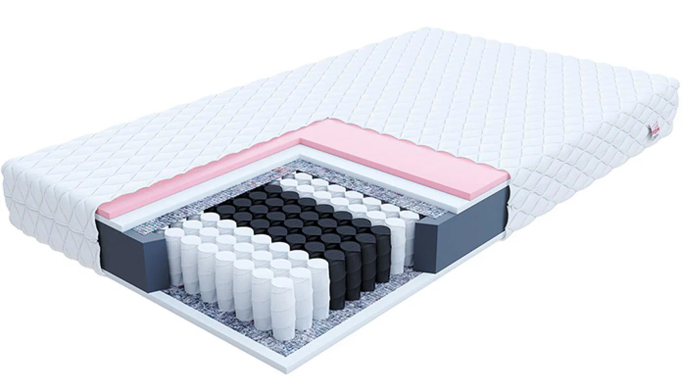 Taštičkový matrac VERO JERSEY 80x200 cm s visco penou 19cm