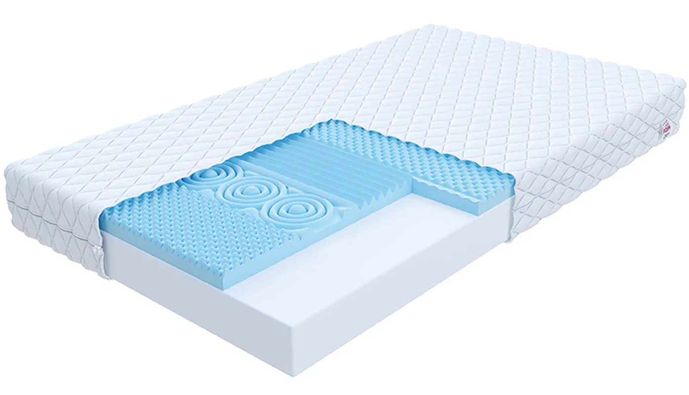 Penový matrac BURGOSS JERSEY 80x200cm s HR penou 12cm
