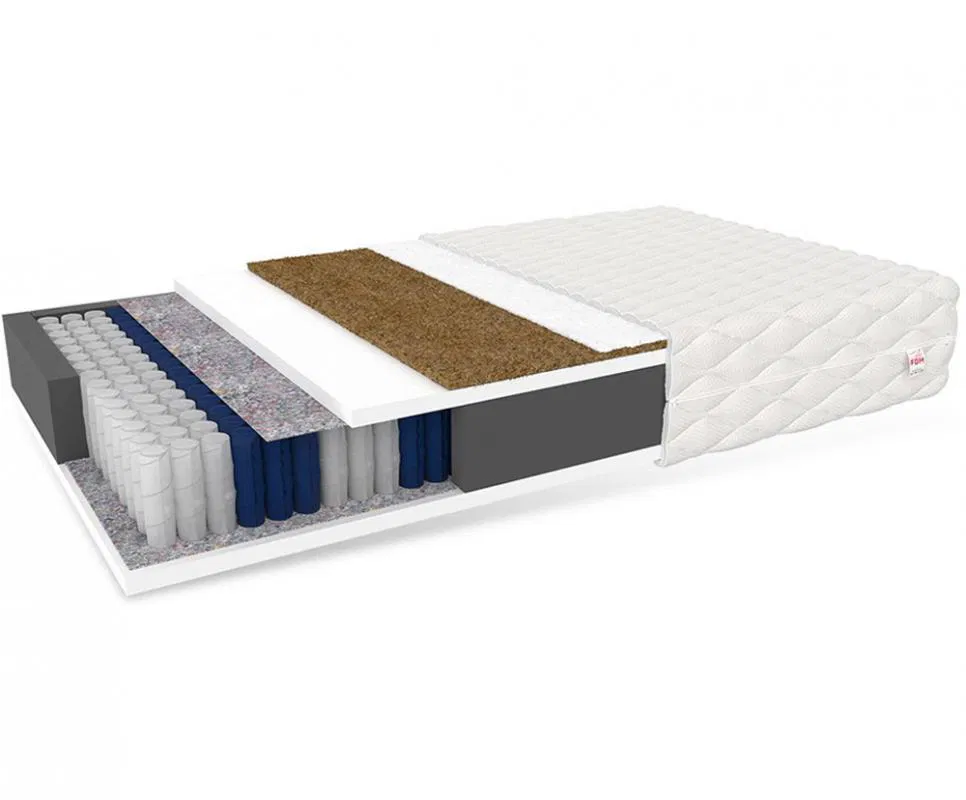 Taštičkový matrac FERRARA JERSEY 160x200cm s kokosom 24cm