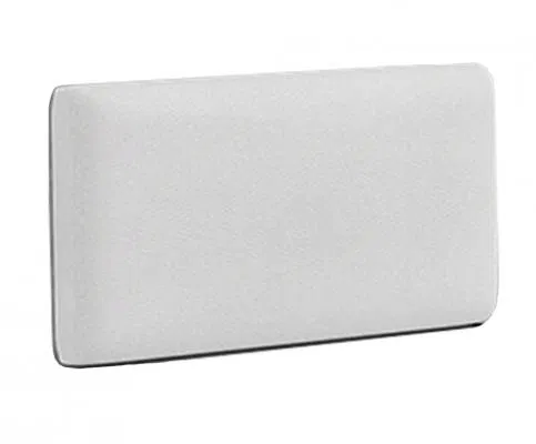 Čalúnený nástenný panel 45x25cm BIELA TRINITY