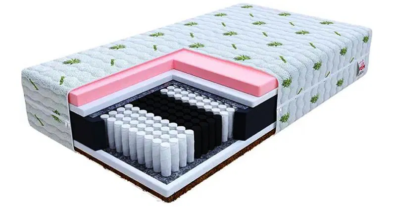 Taštičkový matrac IVREA 80x200 cm ALOE VERA 21cm