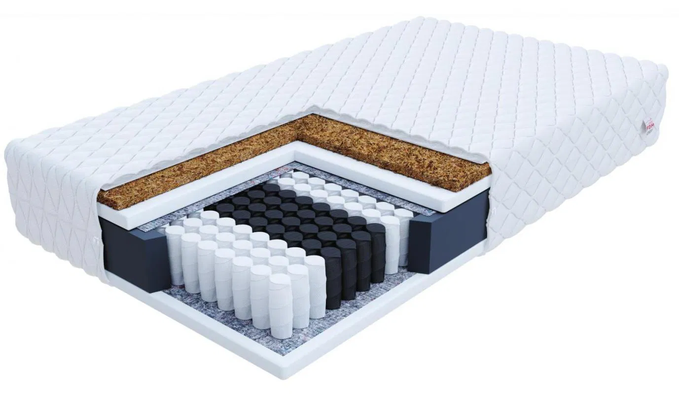 Taštičkový matrac FAMILY MAX JERSEY 90x200 cm s kokosom 23cm