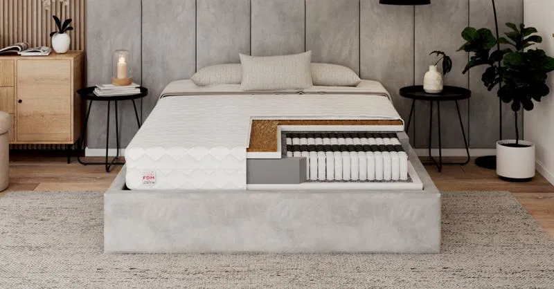 Taštičkový matrac FAMILY MAX JERSEY 100x200 cm s kokosom 23cm