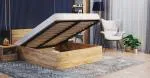 Manželská posteľ PANAMA CRAFT 140x200 so zdvižným roštom