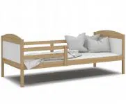 Detská posteľ MATYAS P bez šuplíka 90x200 cm BOROVICA-BIELA