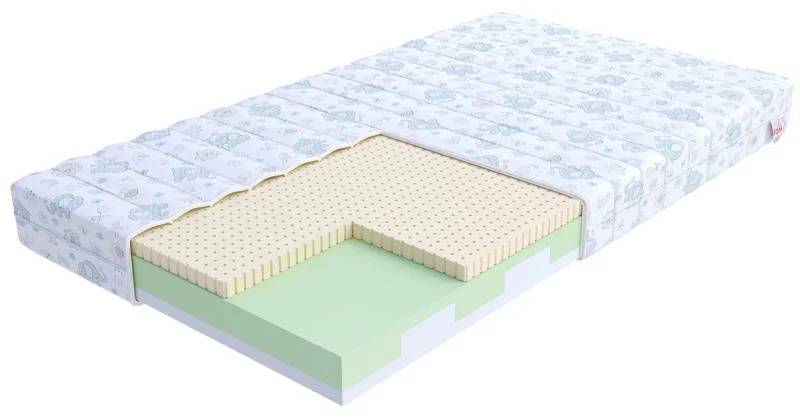 Detský penový matrac SMILE DUMBO 80x160 cm 10 cm s nepremokavým poťahom