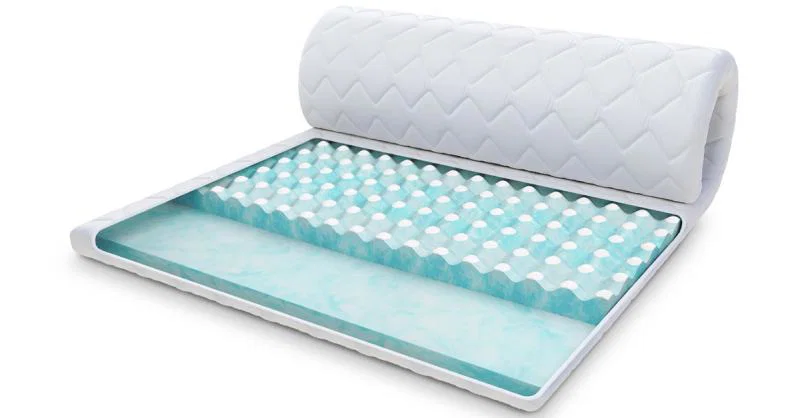 Topper z profilovanej peny Ravine Blue Double 80x200cm 8cm