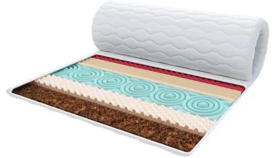Vrchný matrac z profilovanej 7zónovej peny HR H30 a kokosom 180x200cm 5cm