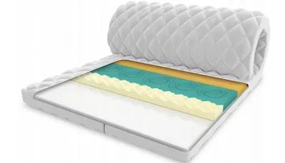 Topper z profilovanej 7 zónovej peny HR H30 a polyuretánová pena 80x200cm 6cm