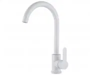 Otočná kuchynská batéria DECO biela