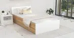 Posteľ PANAMA KLASIK 90x200 + rošt DUB-BIELA