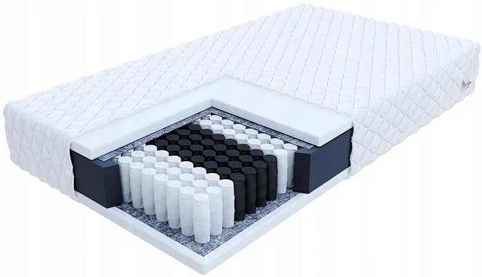Taštičkový matrac TREVISO 80x200 cm s Aloe Vera poťahom 16 cm