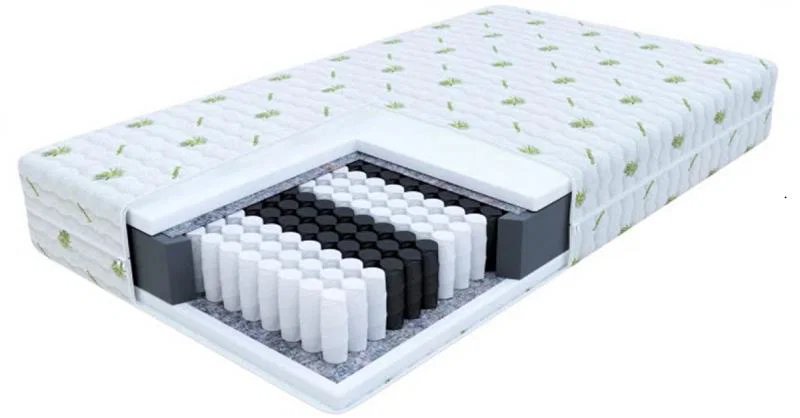 Taštičkový matrac TREVISO 80x200 cm s Aloe Vera poťahom 16 cm