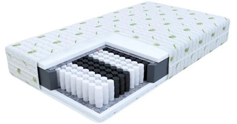 Taštičkový matrac TREVISO 100x200 cm s Aloe Vera poťahom 16 cm