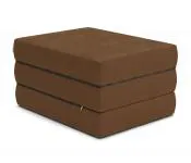 Rozkladací matrac MINI CUBE 9cm SVETLO HNEDÁ