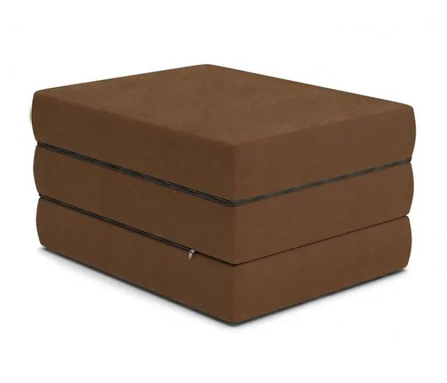 Rozkladací matrac MINI CUBE 9cm SVETLO HNEDÁ