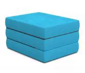 Rozkladací matrac MINI CUBE 9cm SVETLO MODRÁ