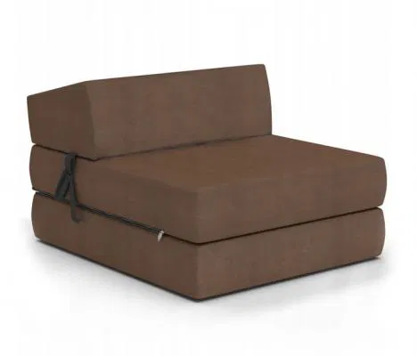 Rozkladacie kreslo SUZI TRINITY 14cm svetlo hnedá