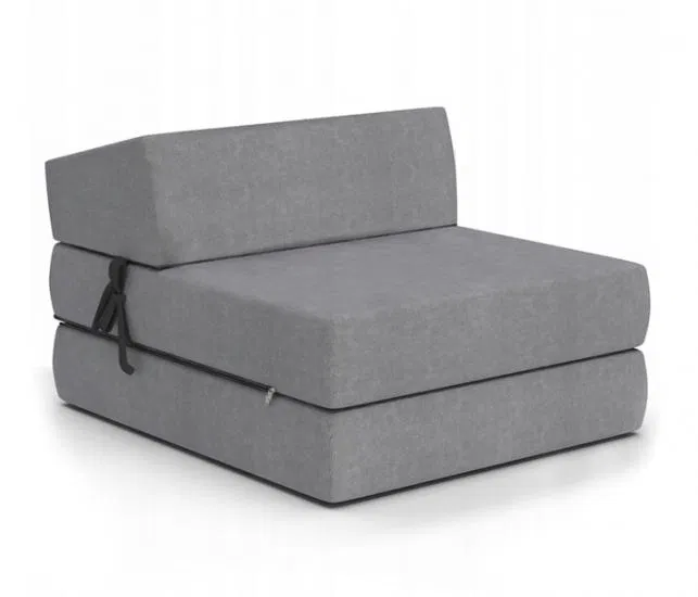 Rozkladacie kreslo SUZI TRINITY 14cm svetlo šedá