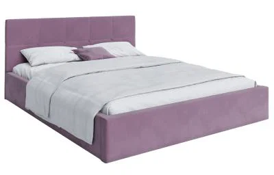 Čalúnená posteľ RINO 140x200 cm s roštom fialová