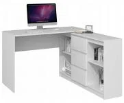 Psaci stôl s komodou ERIC biela