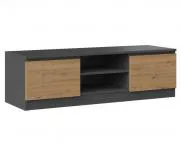 Televízny stolík RTV 120 SIVA/DUB ARTISAN
