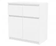 Komoda LUMINARE 2+2 BIELA matná