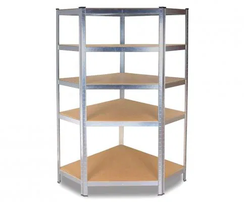 Kovový regál rohový GC9030,180x90x30, nosnosť 875 kg