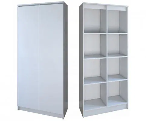 Regál RS-80 HEMN biela