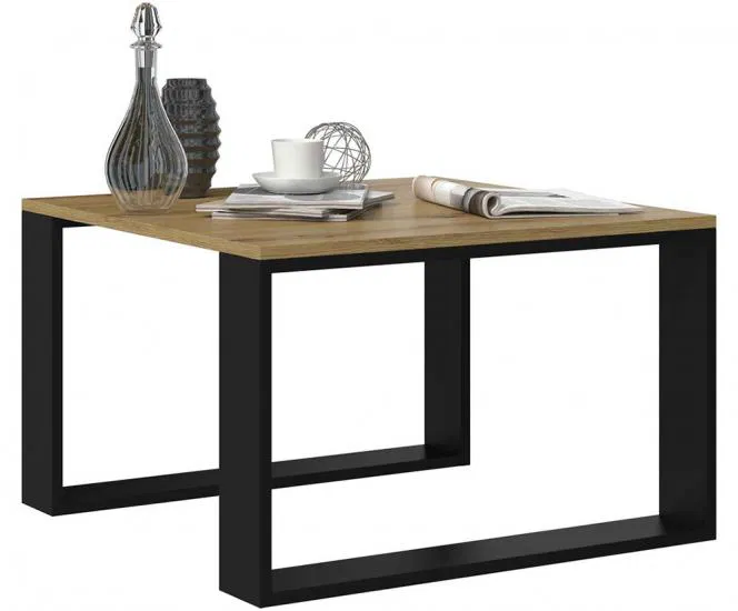 Konferenčný stolík MODERN MINI - DUB ARTISAN/ČIERNA