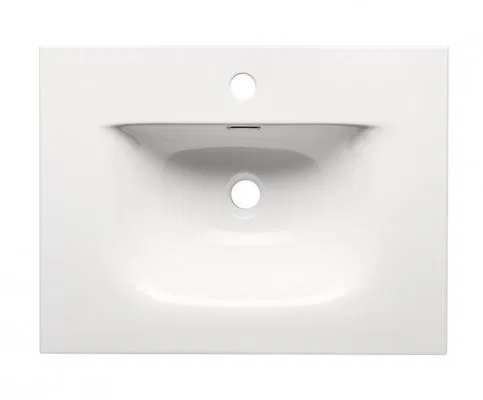 Zápustné keramické umývadlo 60 cm, biela