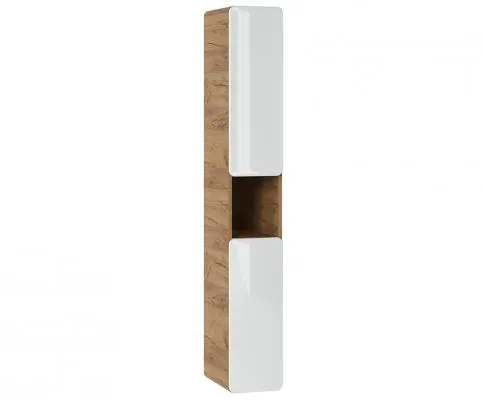 Kúpeľňová vysoká skrinka ARUBA WHITE 25 cm