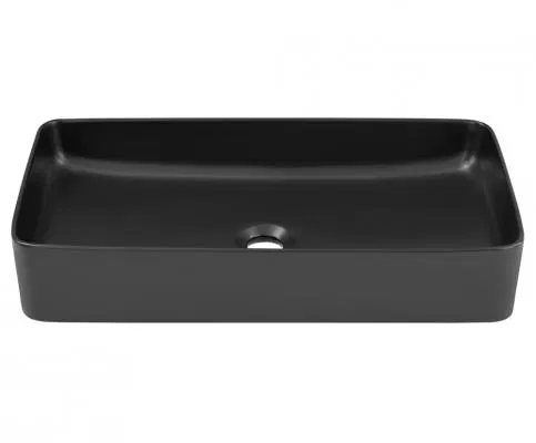 Keramické umývadlo SLIM, čierná, 61 cm