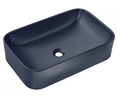 Keramické umývadlo KAMA, modrá, 61 cm