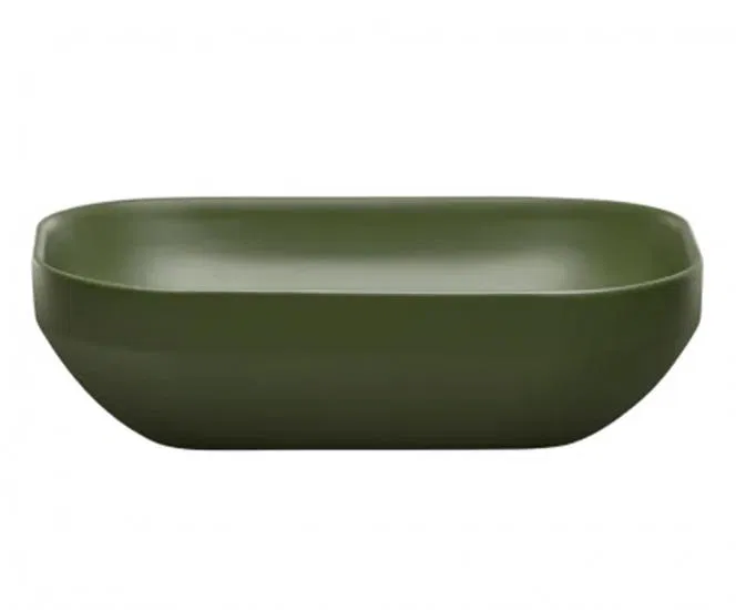 Keramické umývadlo NELI, zelená, 50 cm