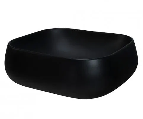 Keramické umývadlo NIKA, čierna, 45 cm