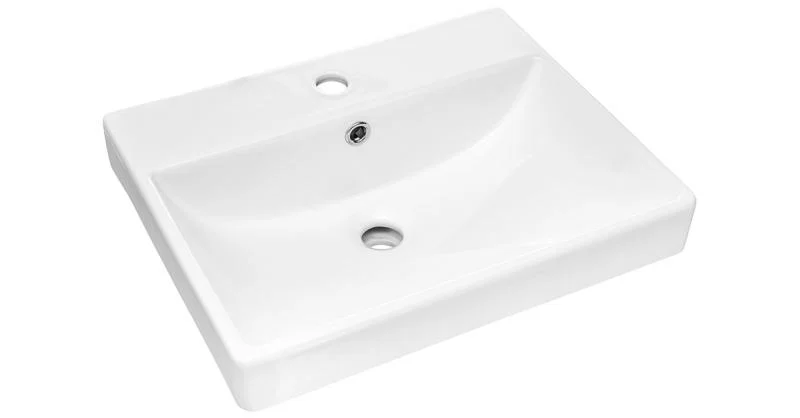 Keramické umývadlo RITA, biela, 60 cm