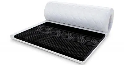 Prístelka z profilovanej 7-zónovej peny HR H30 NERO MAX 80x200 cm 8cm