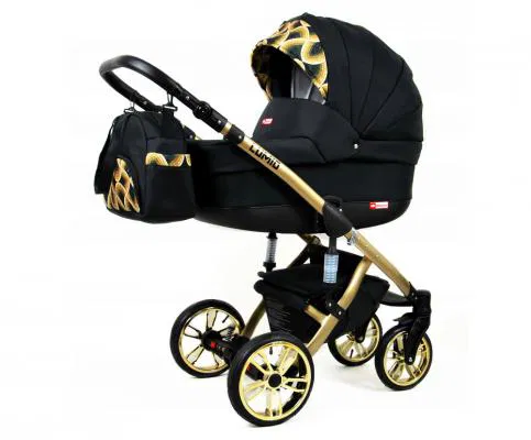 Kočík 3v1 BabyLux Lumio Gold Rainbow