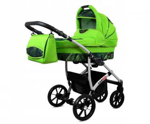 Kočík 3v1 BabyLux Largo Green Leaf